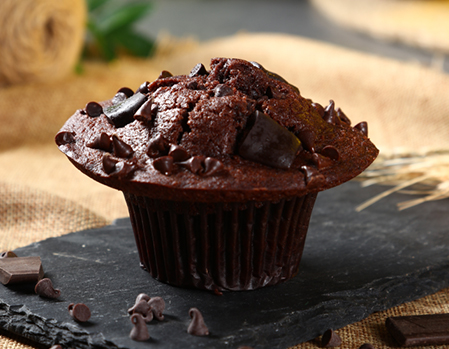 Chocolate Mushroom Head Muffin