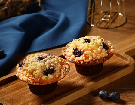 Blueberry Mushroom Muffin